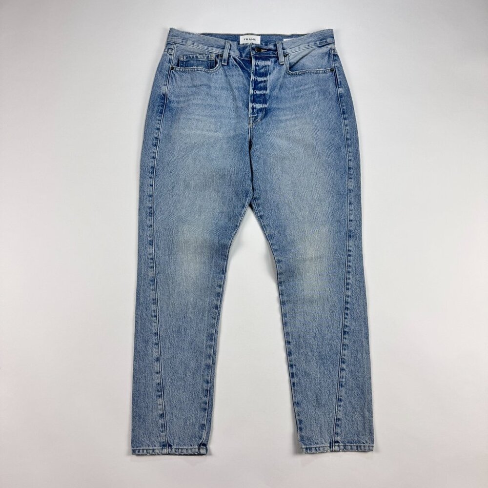 FRAME Womens 32 Blue Le Original Skinny Jeans High Rise Light Wash